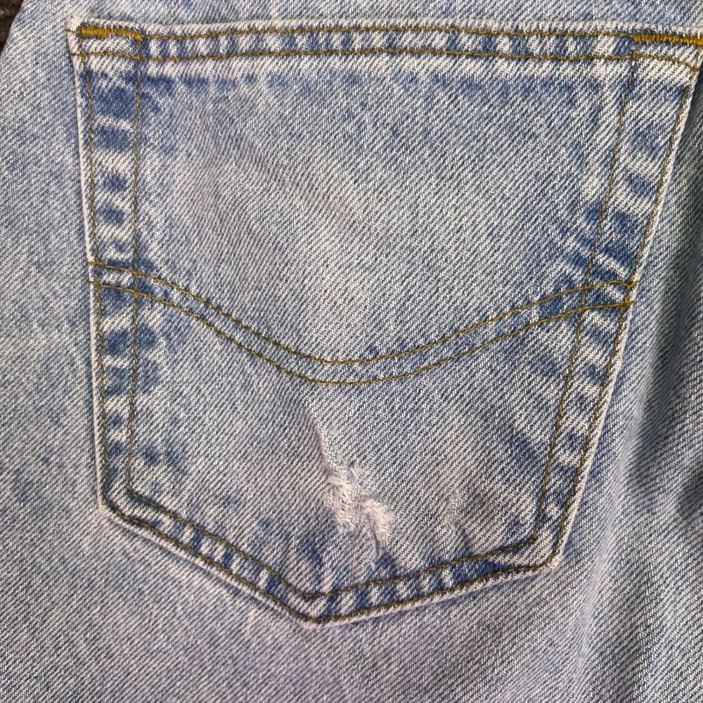 VTG Carhartt‎ Jeans Mens 36x31 Light Wash Relaxed Tapered Workwear B17STW USA